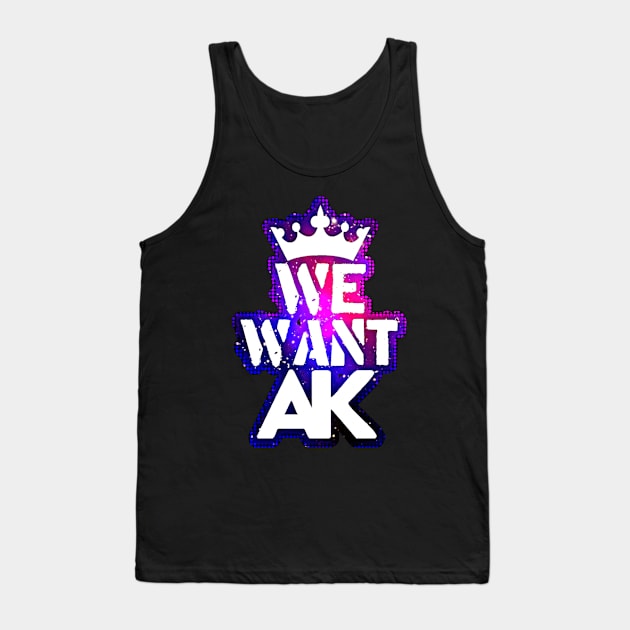 AKARI STAR ''WE WANT AK'' Tank Top by KVLI3N